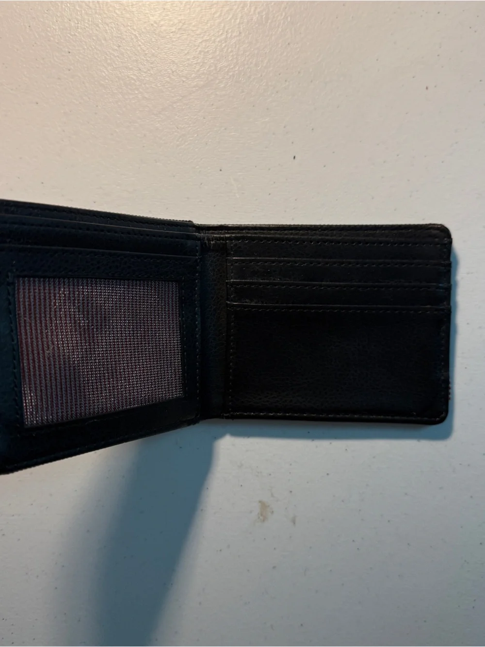 Herschel Men’s Black Canvas Bifold Wallet